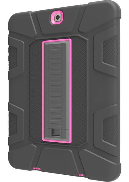 Anti Toz Hibrit Tpu Plastik Koruyucu Samsung Galaxy Tab S2 9.7 T810 T815 SIYAH GÜL Için Tekme Standlı Tablet Kılıfı (Yurt Dışından) modelleri