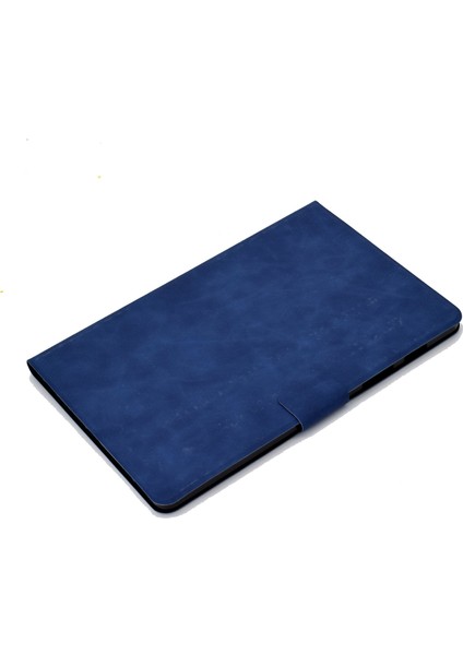 Samsung Galaxy Tab S7 SM T870 T875 S8 SM X700 X706 Buzağı Dokulu Deri Kart Tutucu Standı Iyi Korunmuş Kabuk Tablet Kılıfı (Yurt Dışından)