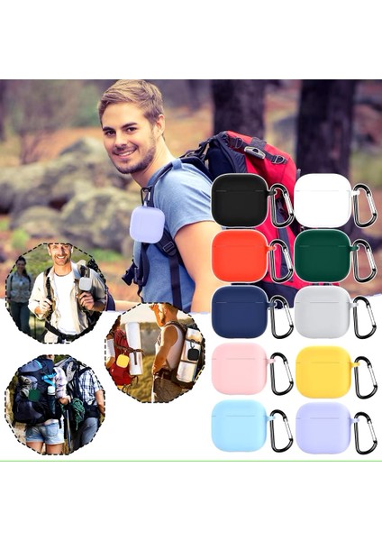 Airpods 4 Uyumlu Silikon Koruyucu Kılıf+Kanca fiyatları