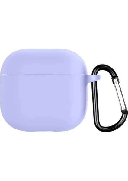 Airpods 4 Uyumlu Silikon Koruyucu Kılıf+Kanca