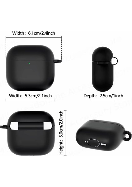 Airpods 4 Uyumlu Silikon Koruyucu Kılıf+Kanca modelleri
