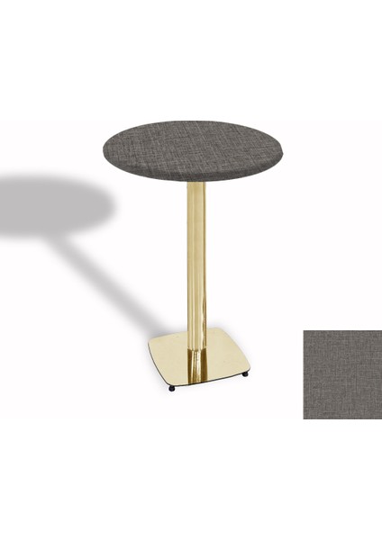 Tokyo Bistro Werzalit Masa Yuvarlak 70 cm (Gold) - Twister