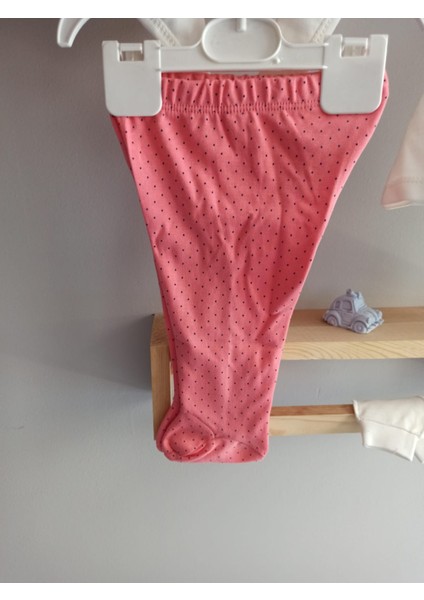 Minilkabebe Princess Kız Bebek 5 Li Hastane Çıkış Seti Pembe pamuklu