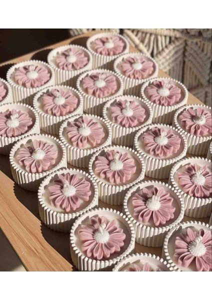 20'li Dekoratif Düğün Nişan Söz Nikâh Doğum Günleri Hediyelik Mum