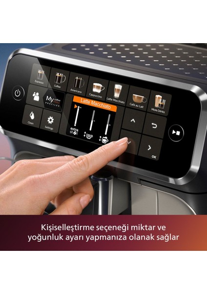 5500 Özel Seri Tam Otomatik Espresso Makinesi + 2kg Çekirdek Kahve + Özel Lambaderli Set