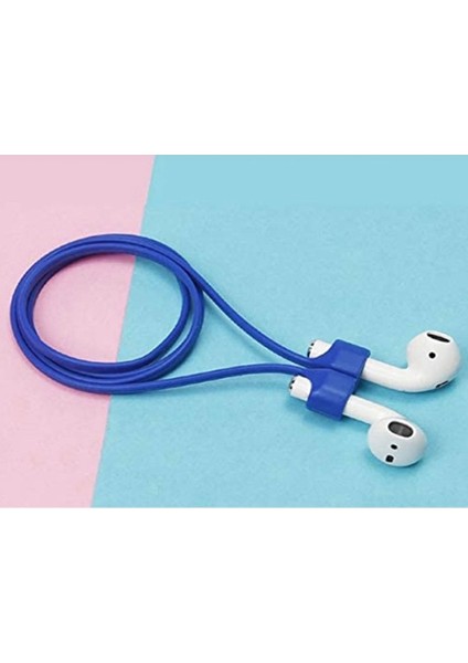 Airpods 1. Nesil, Airpods Pro, 2. Nesil, 3. Nesil, 4. Nesil, Airpods Max Uyumlu Manyetikli Silikon Boyun Askısı Düşmeyi Engelleyen Ip