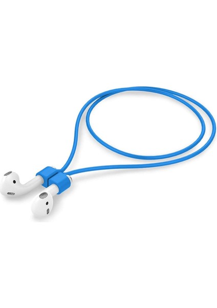 Airpods 1. Nesil, Airpods Pro, 2. Nesil, 3. Nesil, 4. Nesil, Airpods Max Uyumlu Manyetikli Silikon Boyun Askısı Düşmeyi Engelleyen Ip