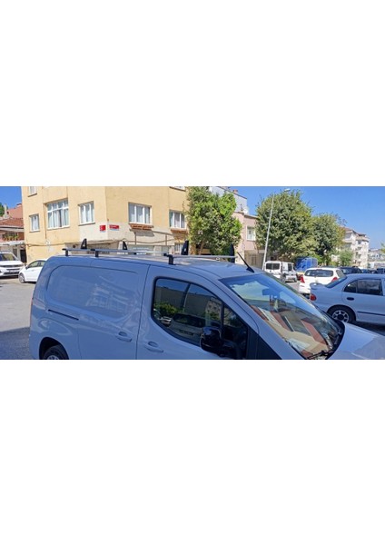 Renault Express Alüminyum Üst Merdiven Taşıyıcı Tavan Yük Sabitleyici Bar 2 Adet