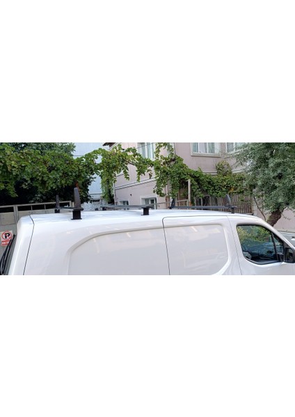 Renault Express Alüminyum Üst Merdiven Taşıyıcı Tavan Yük Sabitleyici Bar 2 Adet