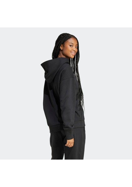 All Szn Kadın Siyah Kapüşonlu Hoodie indirimleri