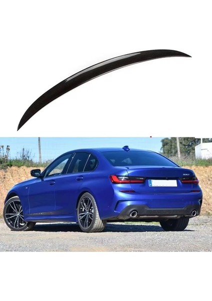 Bmw g20 bagaj üstü spoiler siyah boyalı plastik 2019+