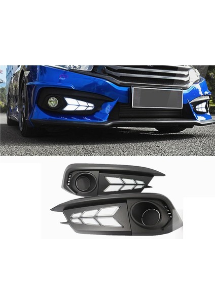 Honda civic fc5 uyumlu drl ön sis gündüz ledi 2016 / 2019