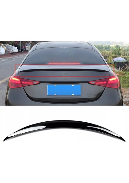Mercedes w206 amg bagaj üstü spoiler siyah boyalı plastik 2020+ fiyatları