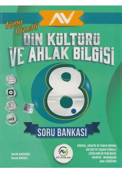 8. Sınıf Din Kültürü ve Ahlak Bilgisi Konu Özetli Soru Bankası