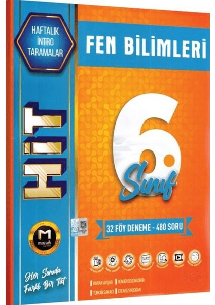 6. Sınıf Fen Bilimleri Hit 32 Deneme