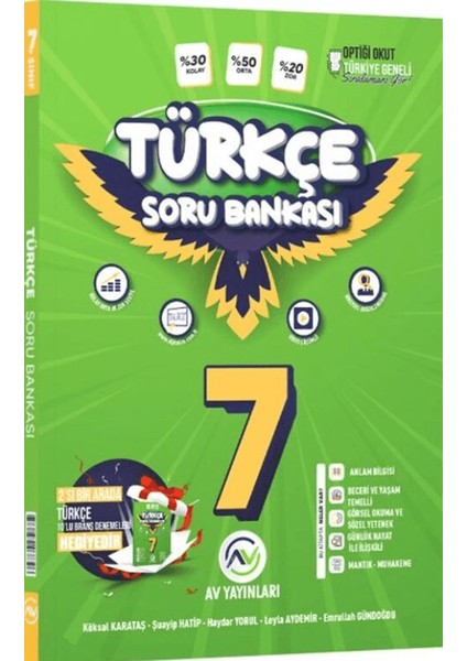 7. Sınıf Türkçe Soru Bankası