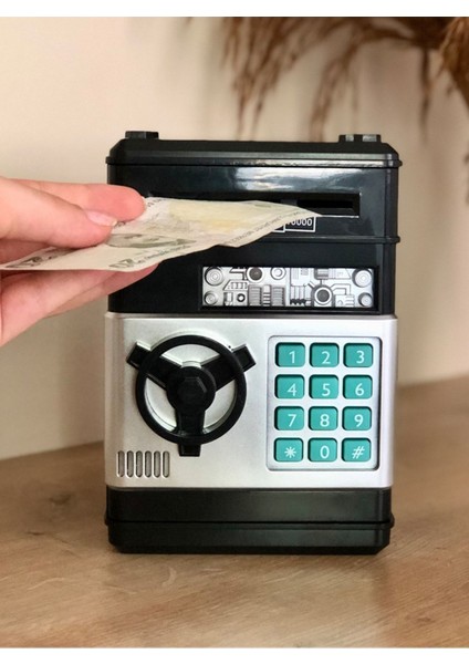 Tekno Trust Atm Kasa Kumbara Siyah
