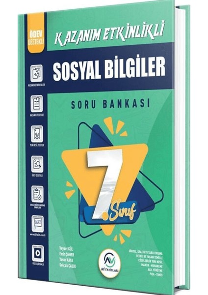 7. Sınıf Sosyal Bilgiler Kazanım Etkinlikli Soru Bankası