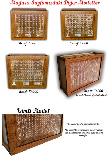 Ahşap para kutusu, hedef kutusu, hediye ve tasarım ürünleri indirimleri