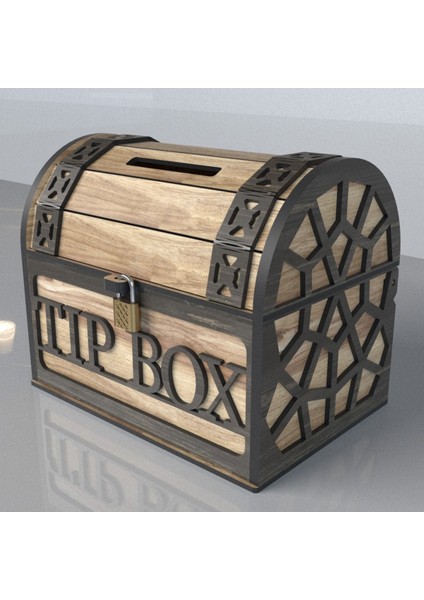 Tekno Trust Tip Box Bahşiş Kutusu ve Kumbara Sandık Tipi Tipbox