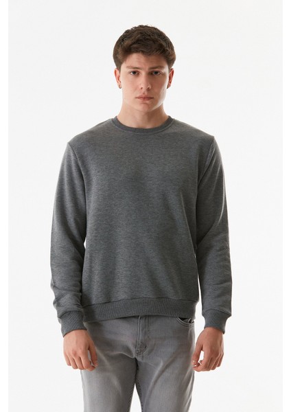 Basic Bisiklet Yaka Sweatshirt modelleri
