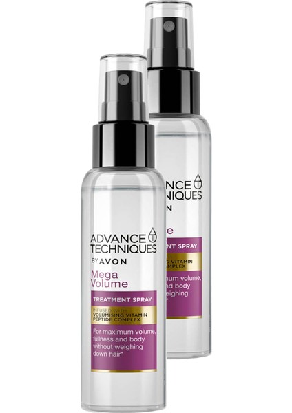 Advance Techniques Mega Volume Hacim Veren Saç Spreyi 100 Ml. Ikili Set