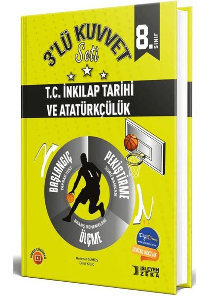 8. Sınıf T.C. İnkılap Tarihi ve Atatürkçülük 3'lü Kuvvet Seti