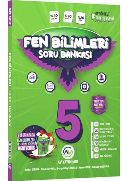 Av Yayınları 5. Sınıf Fen Bilimleri Soru Bankası