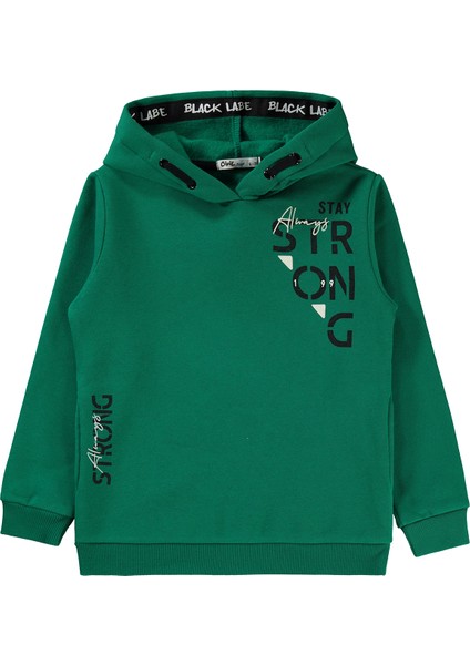 Civil Boys Erkek Çocuk Sweatshirt 6-9 Yaş  Çam Yeşili