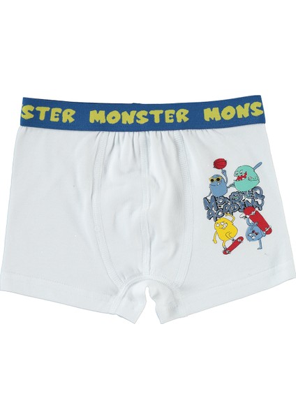 Erkek Çocuk 2'li Boxer Set 2-10 Yaş Koyu Mavi modelleri