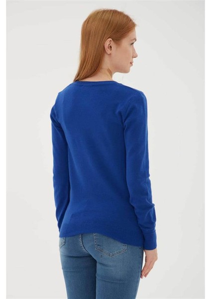 24K0779K1 Kadın U Yaka Kazak indirimleri