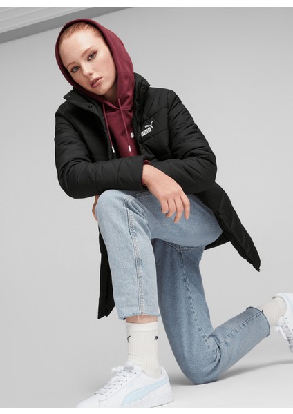 Siyah Kadın Mont 84827601 Ess Puma Padded Coat W