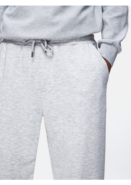Düz Jogger Gri Eşofman