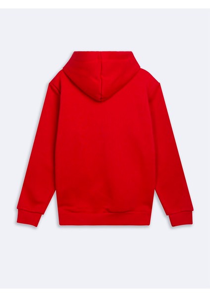 Sıgnlı Kapüşonlu Fermuarsız Regular Fit Sweatshırt fiyatları