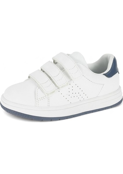 Beyaz - Lacivert Erkek Sneaker 2210212