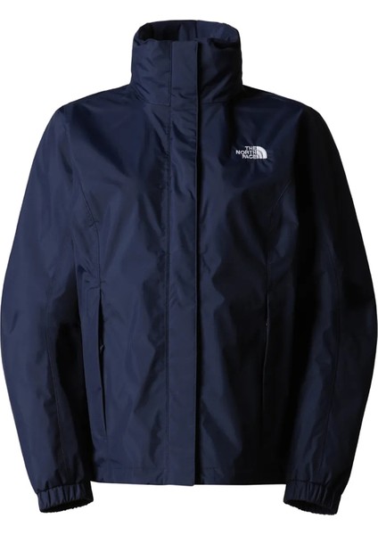 The North Face Lacivert Erkek Kapüşon Yaka Normal Bel Normal Kalıp Yağmurluk NF00AR9T8K21_M Resolve Jacket - Eu