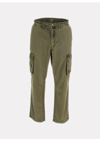 Yeşil Erkek Kargo Pantolon M4YB45WGES0G896 New Cargo Pants fırsatları