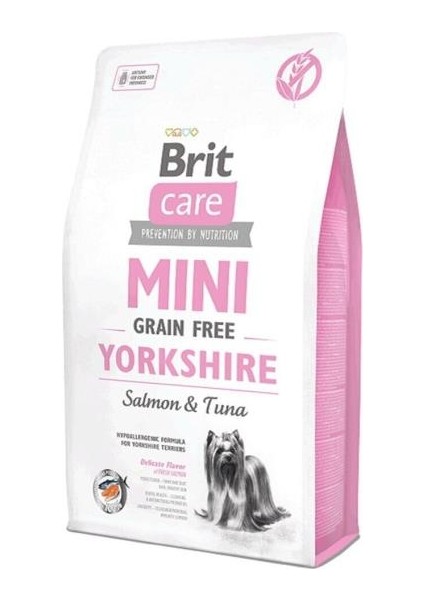 Brit Care Yorkshire Tahılsız Somonlu ve Alabalıklı Mini Irk Yetişkin Köpek Kuru Maması 2 kg (SKT.07/2025) - Petshopundan