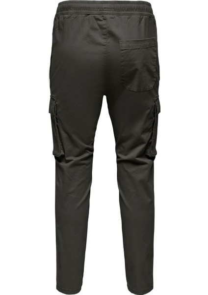 Dar Paça Koyu Yeşil Erkek Kargo Pantolon Onscam Lıfe Lınus Cargo Pant Pk 236
