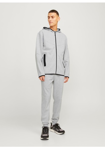 Slim Fit Gri Melanj Erkek Eşofman Altı 12261991_JPSTWILL Fusıon Sweat Pant