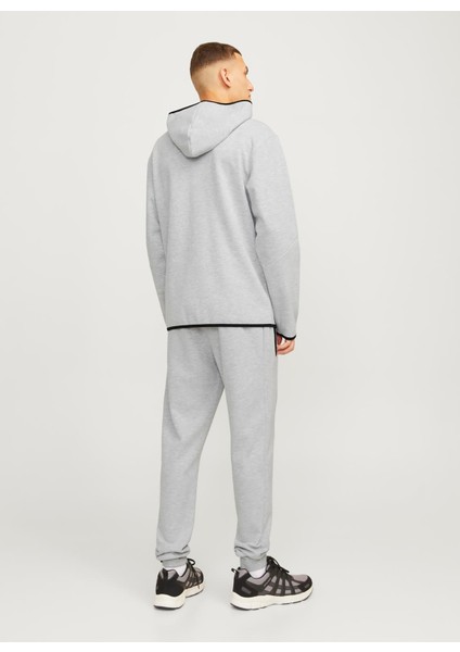 Slim Fit Gri Melanj Erkek Eşofman Altı 12261991_JPSTWILL Fusıon Sweat Pant