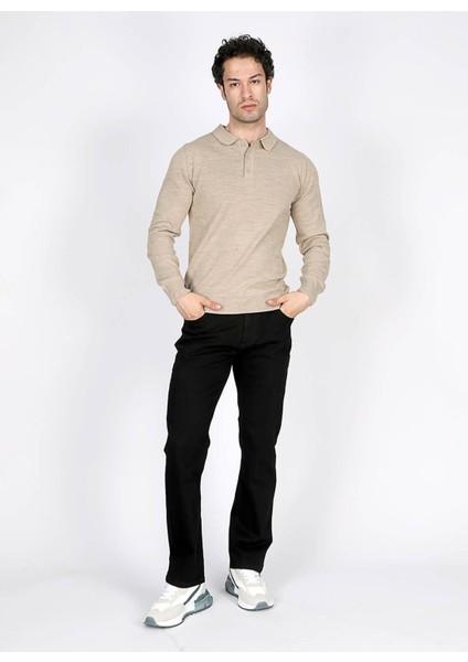 Normal Bel Regular Straight Erkek Denim Pantolon 251 Lcm 121014 Rıcky Stay Black