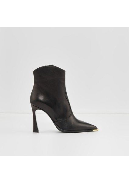 Fıneassa-Tr Bot Yüksek Topuklu Botlar;şık Bot - Siyah