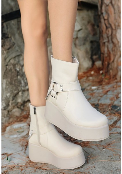 Goar Bej Cilt Dolgu Topuk Bot fiyatları