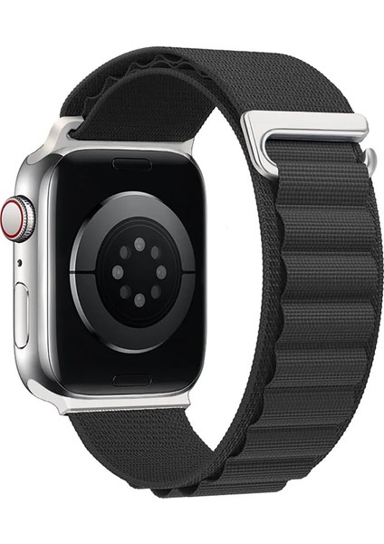 Apple Watch Series 8 45MM Için Kordon Alps Spin Siyah