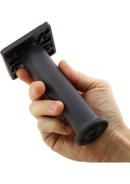 Kale Mobilya Ayağı 12'li Set Robot Süpürge İçin Koltuk Kanepe Sehpa Destek 23 cm Siyah Baza Ayak indirimleri