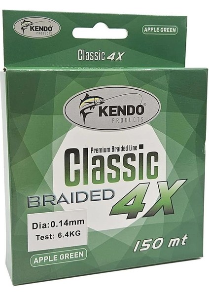 Classic 4x 150MT Apple Green Örgü Ip