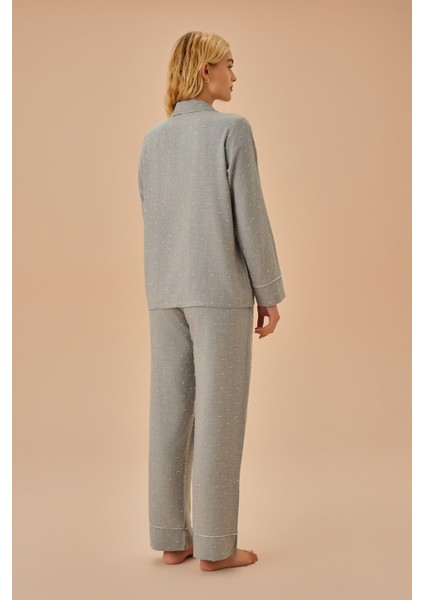 Caroline Gömlek Yaka Pijama Takımı fırsatları