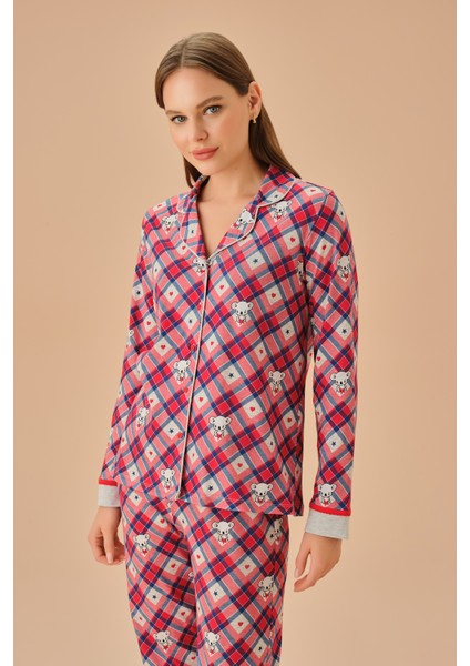 Koalina Gömlek Yaka Pijama Takımı modelleri