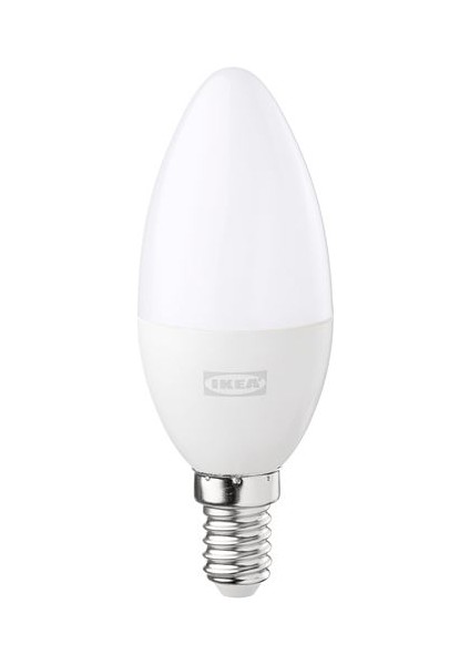 Ikea Trådfrı LED Ampul E14, Işık Rengi: Ayarlanabilir, 470 Lm, Akıllı Kablosuz Reosta